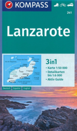 Wandelkaart Lanzarote | Kompass 241 | 1:50.000 | ISBN 9783990445693