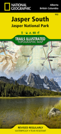 Wandelkaart Jasper South National Park | National Geographic 900 | ISBN 9781566956604
