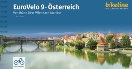 Fietsgids Eurovelo 9 - Brno - Maribor - 568 km. | Bikeline | ISBN 9783711102140