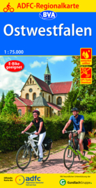 Fietskaart  Ostwestfalen | ADFC regionalkarte | 1:75.000 | ISBN 9783969900208