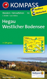 Wandelkaart Hegau, Westlicher Bodensee | Kompass 783 | 1:50.000 | ISBN 9783990441282