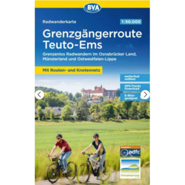 Fietskaart  Grenzgängerroute Teuto-Ems | ADFC regionalkarte | 1:50.000 | ISBN 9783969901854
