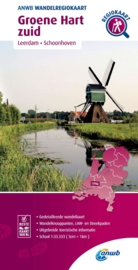 Wandelkaart Groene Hart Zuid | ANWB | 1:33.333 | ISBN 9789018046590