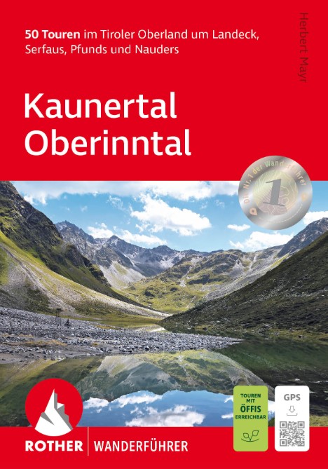 Wandelgids Kaunertal - Oberinntal / Landeck – Serfaus – Pfunds – Nauders | Rother Verlag | ISBN 9783763314393
