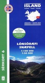 Wandelkaart Lónsöræfi - Snæfell nr. 06 | Mall og Menning | ISBN 9789979330370