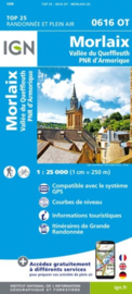 Wandelkaart 0616OT - 0616 OT Morlaix - Vallée Queffleuth - PNR Armorique | Bretagne | ISBN 9782758545149