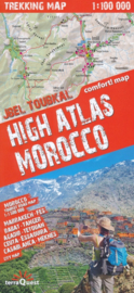 Wandelkaart - Wegenkaart - landkaart Trekking map High Atlas Morocco | TerraQuest 1::100.000 / 1:1,5 miljoen | ISBN 9788361155812