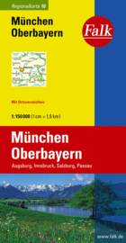 Wegenkaart München - Oberbayern | Falk nr. 16 | 1:150.000 | ISBN 9783827918161