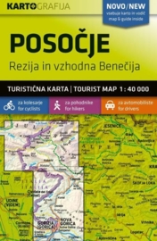 Wandelkaart Posocje (Soca Tal) - Slovenië | KartoGrafija | 1:40.000 | ISBN 3830048522540