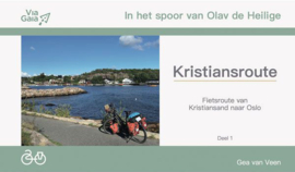 Fietsgids Kristiansroute fietsgids - fietsroute van Kristiansand naar Oslo Deel 1 | Via Gaia | ISBN 9789083102610