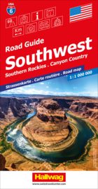 Wegenkaart Southwest / Southern Rockies nr.6 | Hallwag | 1:1 miljoen | ISBN 9783828310520