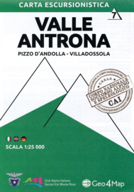 Wandelkaart Valle Antrona | Geo4Map kaart 7 | 1:25.000 | ISBN 9788899606121