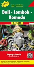 Wegenkaart Bali, Lombok, Komodo | Freytag & Berndt | 1:125.000 | ISBN 9783707917161