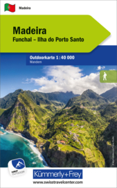 Wandelkaart Madeira | Kümmerley & Frey | 1:40.000 | ISBN 9783259007532