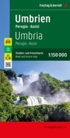 Wegenkaart - Fietskaart Umbrië - Perugia - Assisi | Freytag & Berndt | ISBN 9783707921908