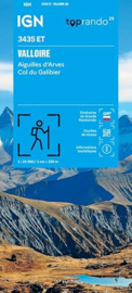 Wandelkaart Valloire, Aiguilles D Arves & Col du Galibier | NP Ecrins | IGN 3435 ET - IGN 3435ET | ISBN 9782758559344