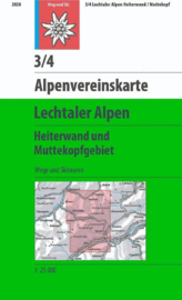 Wandelkaart Lechtaler Alpen - Heiterwand 3/4 | OAV | 1:25.000 | ISBN 9783937530963