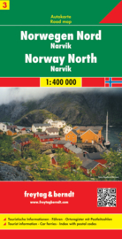 Wegenkaart Noorwegen Noord Narvik 3 | Freytag & Berndt | ISBN 9783707904642