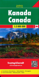 Wegenkaart Canada | Freytag & Berndt  | 1: 3 miljoen | ISBN 9783707915525