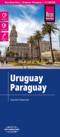 Wegenkaart Paraguay & Uruguay | Reise Know How | 1:1,2 miljoen | ISBN 9783831774555