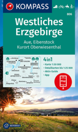 Wandelkaart Westliches Erzgebirge | Kompass 806 | 1:50.000 | ISBN 9783991210795