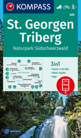 Wandelkaart 885 St. Georgen - Triberg | Kompass 885 | 1:25.000  | ISBN 9783990444955