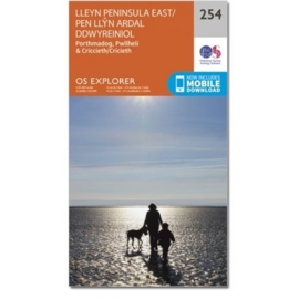 Wandelkaart  Lleyn Peninsula East | Ordnance Survey Explorer maps 254 | 1:25.000 | ISBN 9780319244500