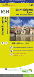 Wegenkaart - fietskaart Lyon - St. Etienne | Rhône Alps / Rhône | IGN 149 | ISBN 9782758543794