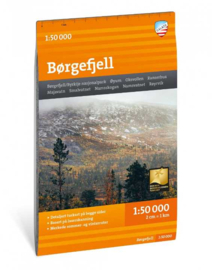 Wandelkaart Børgefjell | Calazo | 1:50.000 | ISBN 9789189541627