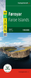 Wegenkaart Faroer eilanden - Faroe Islands - Foroyar | 1:90.000 | Freytag - Solberg | ISBN 9783991546061