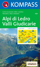 Wandelkaart Alpi Di Ledro - Valli Giudicarie | Kompass 071 | 1:35.000 | ISBN 9783854915607