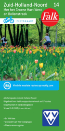 Fietskaart Zuid-Holland-Noord met het Groene Hart-West en Bollenstreek Falk nr. 14 | 1:50.000 | ISBN 9789028705425