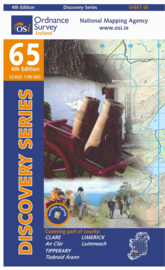 Wandelkaart Ordnance Survey / Discovery series | Clare / Limerick / Tipperary 65  | ISBN 9781912140466