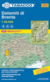 Wandelkaart Brenta | Tabacco 53 | 1:25.000 | ISBN 9788883150890