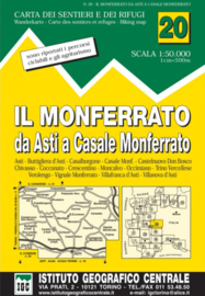 Wandelkaart Il Monferrato | IGC nr. 20 | 1:50.000 - ISBN 9788896455203