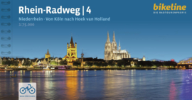 Fietsgids Rhein Radweg 4 : Keulen naar Hoek van Holland - 442 km. | Bikeline | ISBN 9783711101631