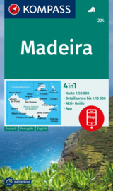 Wandelkaart Madeira | Kompass 234 | 1:50.000 | ISBN 9783991540755