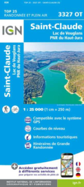Wandelkaart St.Claude, Lac de Vouglans | Jura | IGN 3327 OT - IGN 3327OT | ISBN 9782758555933