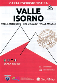 Wandelkaart Valle Isorno - Valle Antigorio - Valle Vigezzo - Valle Maggia | Geo4Map kaart 12 | 1:25.000 | ISBN 9788899606169