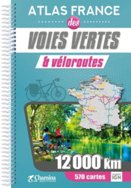 Fietsgids Atlas France des voies vertes et véloroutes | Chamina | ISBN 9782844666017