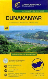 Wandelkaart Dunakanyar - Donauknie | Cartographia krt. 31 | 1:40.000 | ISBN 9789633531112