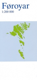 Landkaart Faroer - Faroe Islands | Kort og Matrikelstyrelsen | ISBN 7046660093108