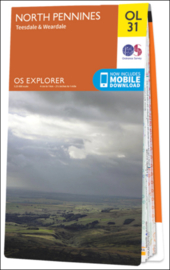Wandelkaart North Pennines | OL 31 Explorer Maps | Ordnance Survey | 1:25.000 | ISBN 9780319242704