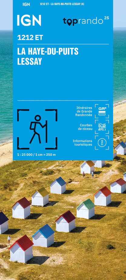 Wandelkaart 1212ET - 1212 ET La Haye Du Puits Lessay | Normandië | ISBN 9782758557142
