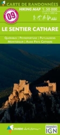 Wandelkaart Le Sentier Cathare (Frankrijk - Pyreneeen) | Rando Editions 09 | 1;55.000 | ISBN 9782344013397