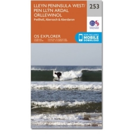 Wandelkaart  Lleyn Peninsula West | Ordnance Survey Explorer maps 253 | 1:25.000 | ISBN 9780319244494