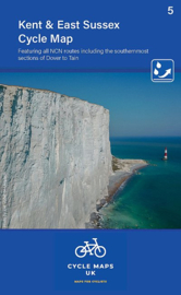 Fietskaart Kent met The High Weald en Kent Downs |  Cycle Maps UK - Cordee | 1:100.000 | ISBN 9781904207801