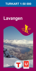 Wandelkaart  Lavangen 2732 | Nordeca | 1:50.000 | ISBN 7046660027325