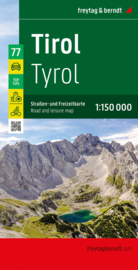 Wegenkaart Tirol | Freytag & Berndt nr. 4 | 1:150.000 | ISBN 9783707922400