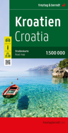 Wegenkaart Kroatië | Freytag & Berndt | 1:500.000 / 1:275.000 | ISBN 9783707921861